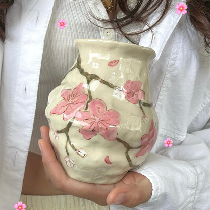 Mochi Vase — Sakura Blossom