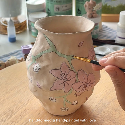 Mochi Vase — Sakura Blossom