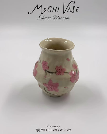 Mochi Vase — Sakura Blossom